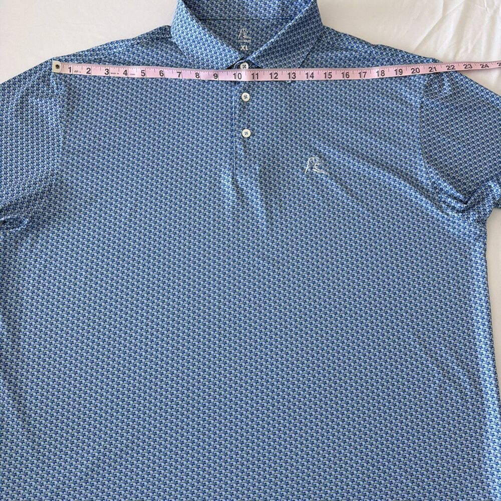 Rhoback Blue Angels Mens XL The Flyover Fighter Jet Performance Golf Polo Shirt - Picture 15 of 16